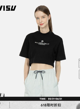 EVISU KURO  女士凸印Logo短袖卫衣2ESGNW3SW452BZCT