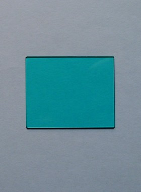 青蓝色滤光片 可见光通过滤光片 QB21 55*44*1mm