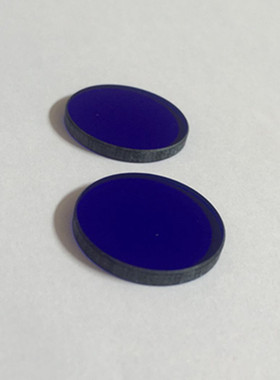 QB4 光学滤光片 蓝色滤光片 φ25*2mm φ25*3mm光学青蓝色玻璃