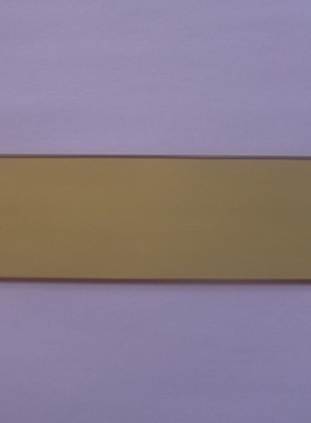 光学黄色玻璃钢化JB420 金波滤光片420nm后通过 前截止150*50*2mm