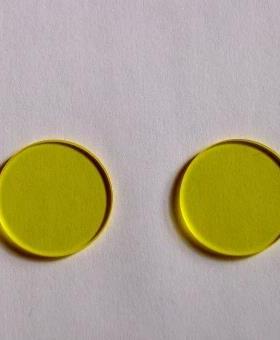 JB470光学黄色玻璃 金波滤光片 470nm后通过 前截止 35*2mm
