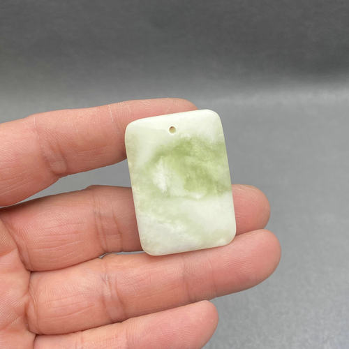 活玉蓝田玉平安无事牌一物一图