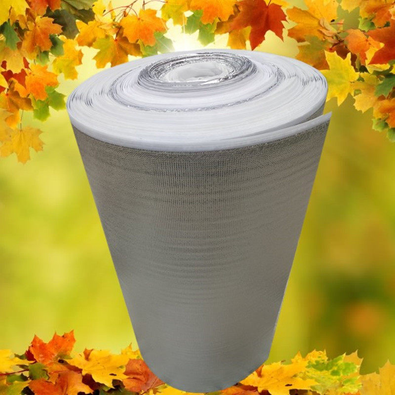 地暖反射膜隔热膜保温铝箔反射膜epe珍珠棉防潮气地热包装膜屋顶