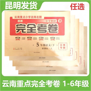 云南重点小学名师名题完全考卷小学123456年级下册单元步步提升期中卷综合检测专项卷热点突破期未卷高分高能昆明发货