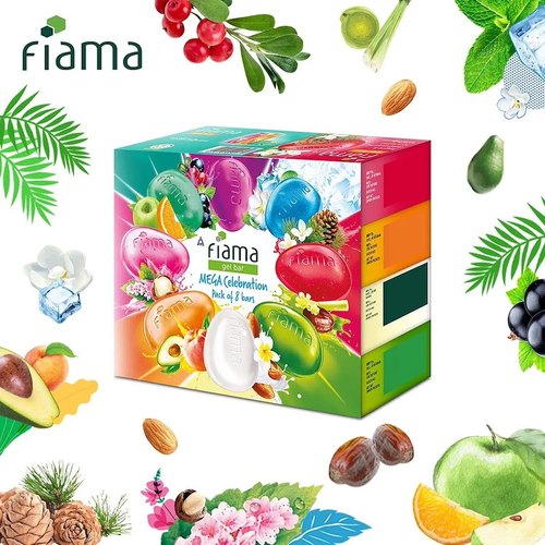 植物花果香润肤皂Fiama印度进口