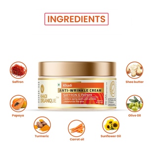 Papaya Anti Khadi Wrinkle 藏紅花木瓜抗衰面霜 Saffron 印度