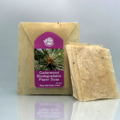 尼泊尔Whole Earth Herbs 天然手工皂 有机纸皂 可生物降解 便携