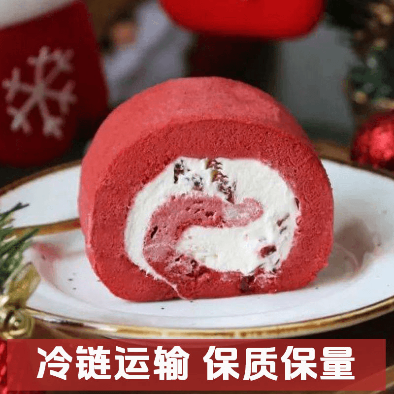 生酮吧红丝绒瑞士卷生酮零食