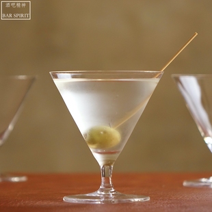 马天尼杯Martini 日式 水晶鸡尾酒杯 轻奢矮脚杯 Glass 超薄玻璃杯