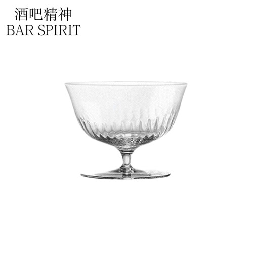 手工深刻刻花水晶鸡尾酒杯