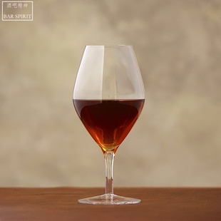 珂基杯 日式 葡萄酒杯 水晶鸡尾酒杯 酒吧纯手工制作一体玻璃杯
