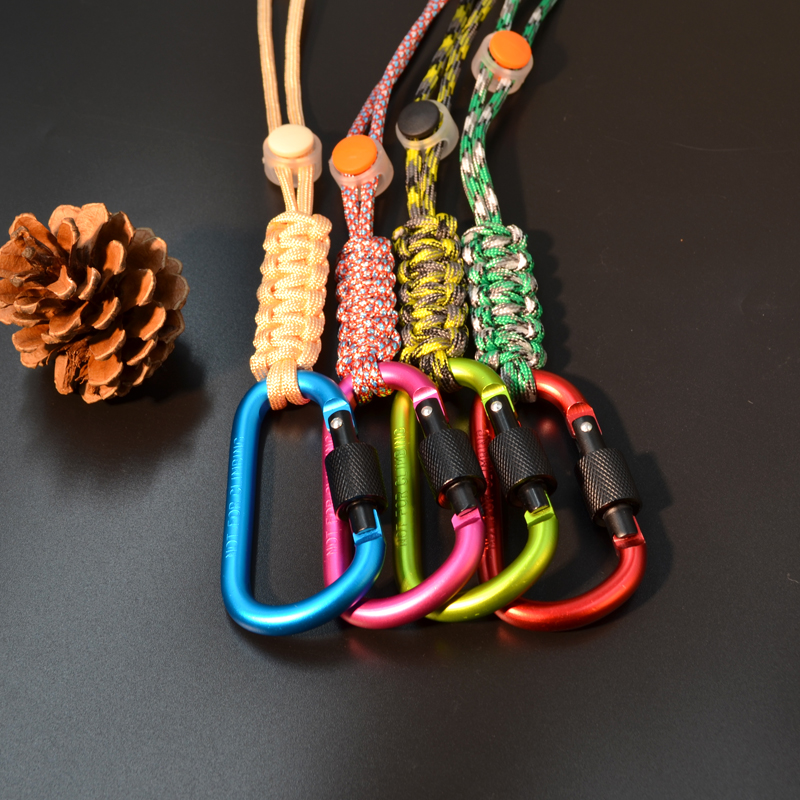 快挂扣EDC伞绳编制户外登山背包