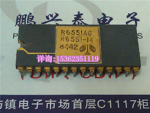 ROCKWELL  R6551AC  R6551-14  镀金面陶瓷封 早期老芯片收藏保用