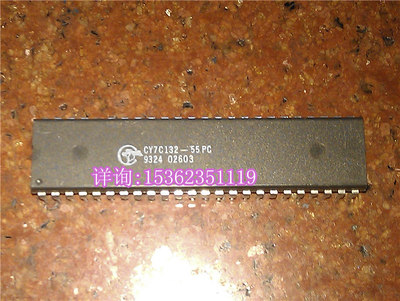 CY7C132-55PC . CY7C132  进口双列48直插脚DIP封装 IDT7132SA55P