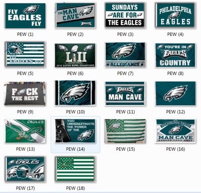 Football Philadelphia Eagles Flag 费城老鹰队装饰旗帜挂毯