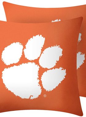 Clemson Tigers pillowcase 克莱姆森大学老虎队抱枕套DIY抱枕