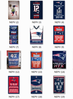 Football New England Patriots Champions Flag球迷旗帜挂毯