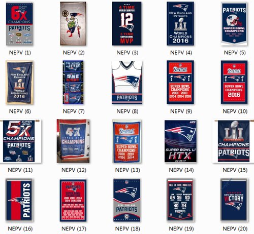 Football New England Patriots Champions Flag球迷旗帜挂毯