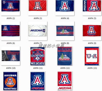 Arizona Wildcats Flag亚利桑那大学野猫队球迷旗帜