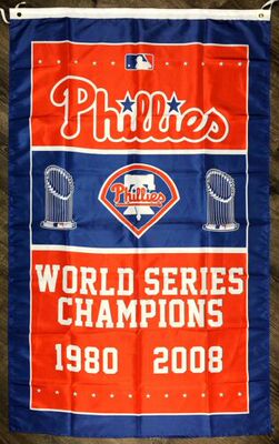 MLB Philadelphia Phillies World Series Championship Flag