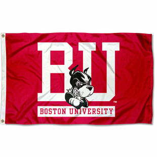 Boston university Flag波士顿大学壁画球迷会场装饰旗帜