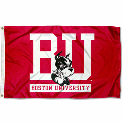 Boston university Flag波士顿大学壁画球迷会场装饰旗帜