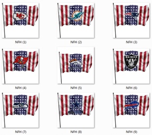 美式橄榄球队NFL Dallas Cowboys Denver Broncos Flag国旗