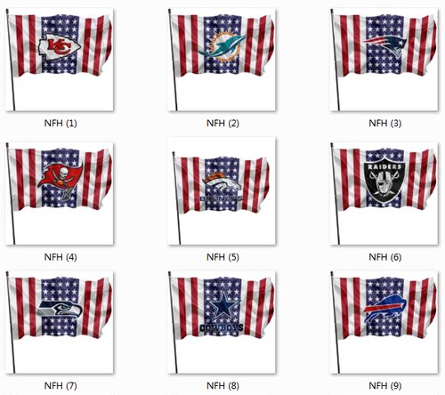 美式橄榄球队NFL Dallas Cowboys Denver Broncos Flag国旗