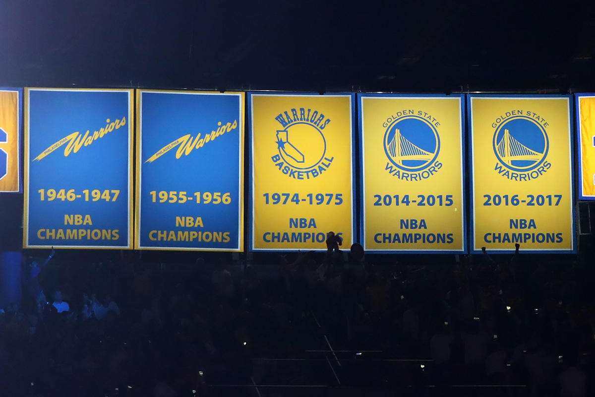 golden state warriors flag勇士队总冠军旗帜 球迷装饰篮球定制