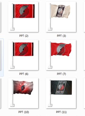 NBA Portland Trailblazers Car Flag波特兰开拓者车旗