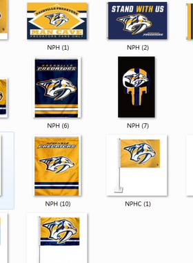 NHL Nashville Predators Flag纳什维尔掠夺者队装饰旗帜车旗