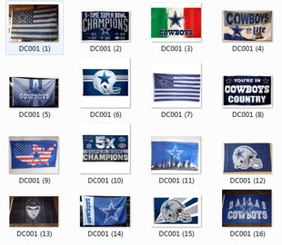 Dallas Cowboys Flag达拉斯星牛仔队球迷俱乐部节日装饰海报旗帜