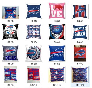 Buffalo Bills Pillowcase水牛城比尔队球迷沙发汽车抱枕套