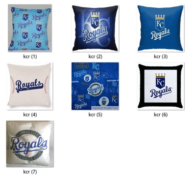 MLB Kansas City Royals Pillow Cover堪萨斯城皇家球迷抱枕套