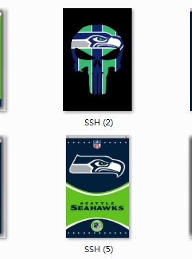 Football Seattle Seahawks Flag 西雅图海鹰队户外装饰旗帜挂毯