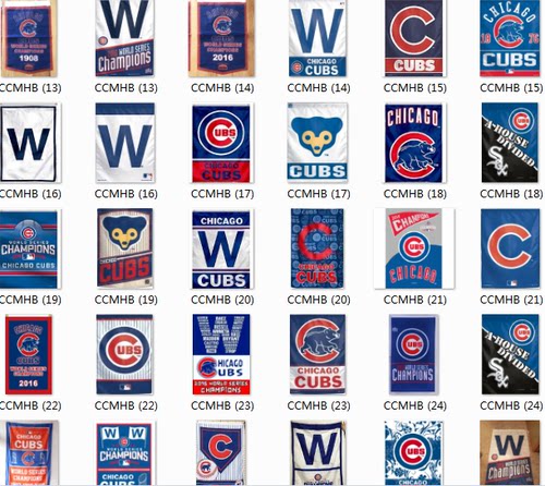 Baseball Chicago Cubs House Flag芝加哥小熊队海报旗帜车旗