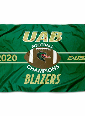 UAB Blazers 2020 CUSA Football Champions College Flag旗帜
