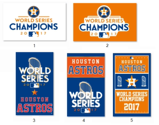 Houston Astros World Series Champs Flag休斯顿太空人旗帜车旗