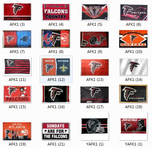 nfl atlanta falcons flag亚特兰大猎鹰队球迷俱乐部装饰海报旗帜