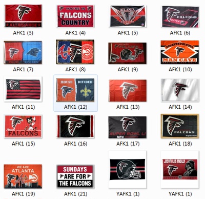 NFL Atlanta Falcons Flag亚特兰大猎鹰队球迷俱乐部装饰海报旗帜