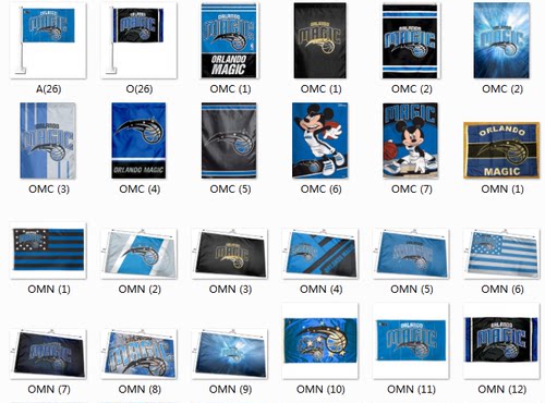 Orlando Magic Home Flag奥兰多魔术队球迷旗帜车旗