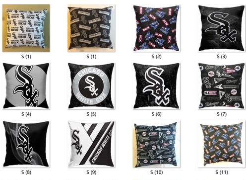MLB Chicago White Sox Pillow Cover芝加哥白袜队球迷抱枕套