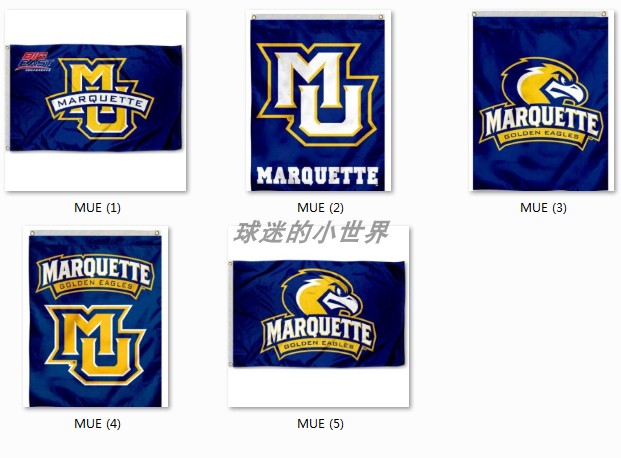 Marquette Golden Eagles Flag马奎特大学金鹰队球迷旗帜-封面