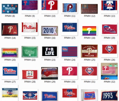 Philadelphia Phillies Flag费城费城人队棒球球迷旗帜定制车旗