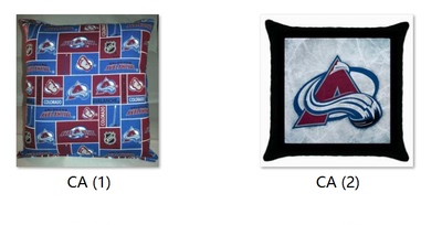 Colorado Avalanche Pillow Cover NHL科罗拉多雪崩球迷抱枕套