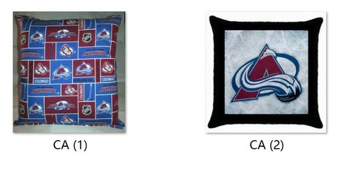Colorado Avalanche Pillow Cover NHL科罗拉多雪崩球迷抱枕套