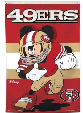 2018 Football San Francisco 49ers Flag订制MLB NHL NBA旗帜