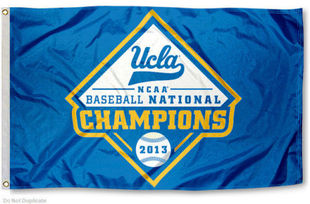 UCLA 2013 College World Series Champions大学名校校旗海报定制