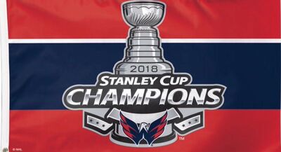 Washington Capitals 2018 Stanley Cup Champions Flag