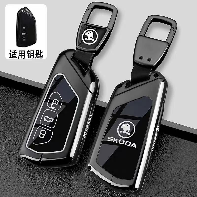 斯柯达明锐钥匙套SKODA速派柯米克柯珞克柯迪亚克GT昕动车包扣壳